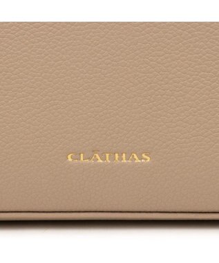 CLATHAS ココル 財布機能付ショルダーバッグ グレージュ