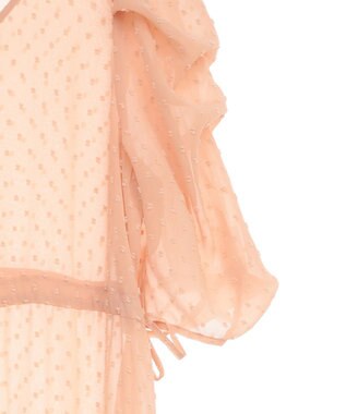 earth music&ecology ドットドビーシアー羽織ワンピース Pink