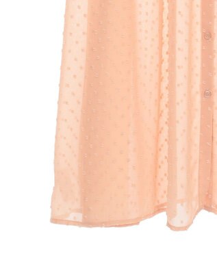 earth music&ecology ドットドビーシアー羽織ワンピース Pink