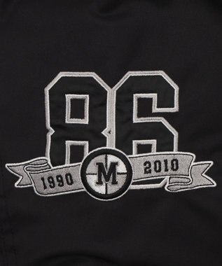 WEGO 【ユニセックス着用ITEM】グラフィックパファースタジャン ブラック