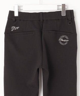 23区GOLF 【WOMEN】【ストレッチ】テーパード ジャージパンツ ブラック系