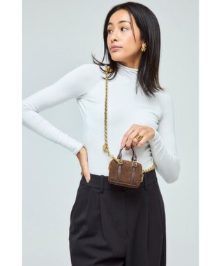 style code 【VerdeVari/ヴェルデヴァリ】コインパーツ付チェーンショルダーベルト KNOT CHAIN