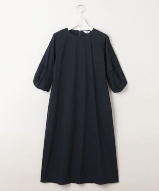 J.PRESS LADIES L 【洗える】バイオエアフロー ワンピース ネイビー系