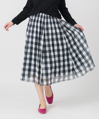 ONWARD Reuse Park 【組曲】スカート春夏 ブラック