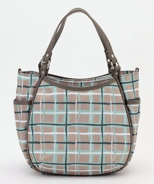 Y'SACCS ドローイングチェック2WAYミニトート