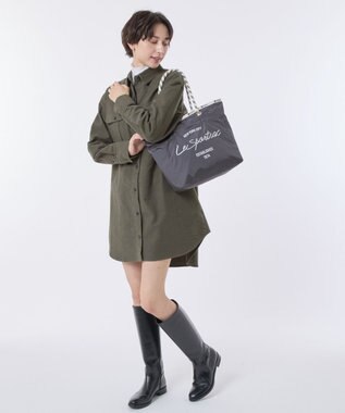 LeSportsac ML 2 WAY TOTE        /2ウェイサンダー/アイボリードッツ 2ウェイサンダー/アイボリードッツ