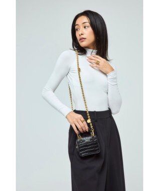 style code 【VerdeVari/ヴェルデヴァリ】コインパーツ付チェーンショルダーベルト KNOT CHAIN