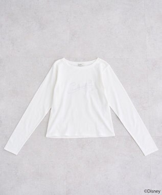 earth music&ecology シンデレラ／ビジューロゴプルオーバー White