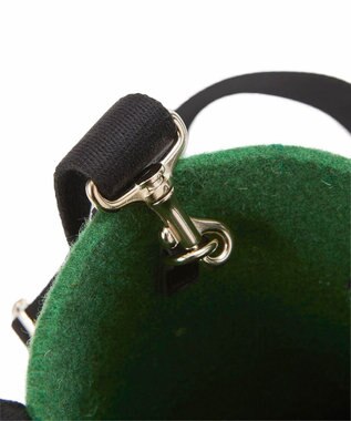 TOPKAPI 【TREASURE TOPKAPI】イタリアンフェルト テープコンビ 2way トートバッグ 2023 グリーン