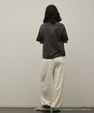 GRACE CONTINENTAL LIFEphotoTシャツ チャコール