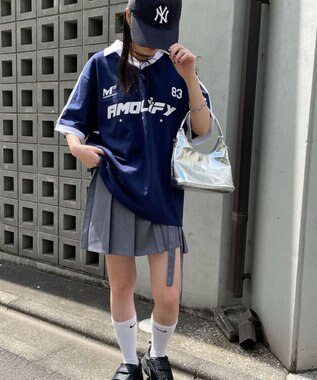 WEGO ゲームグラフィックビッグT ネイビー