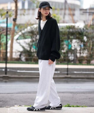 WEGO 【ユニセックス着用ITEM/MLサイズ展開】クロップドカーディガン ブラック