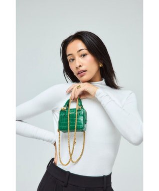 style code 【VerdeVari/ヴェルデヴァリ】コインパーツ付チェーンショルダーベルト WHEAT CHAIN