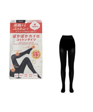 WEGO ぽかぽかカイロコットンタイツ（綿100％）