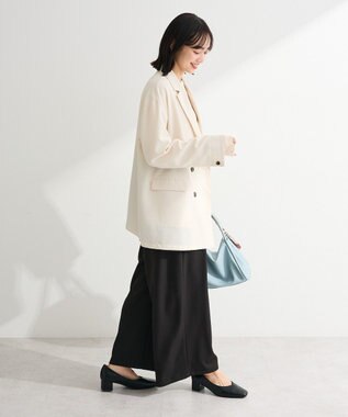 Green Parks オーバーサイズＷ釦ライトジャケット Ecru