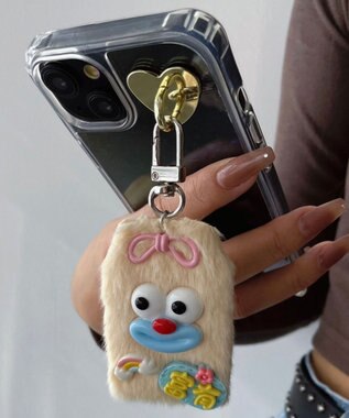 WEGO ミニラッキーチャームモンスターぬいぐるみキーホルダー イエロー