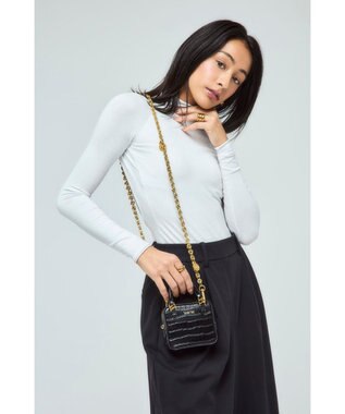 style code 【VerdeVari/ヴェルデヴァリ】コインパーツ付チェーンショルダーベルト KNOT CHAIN