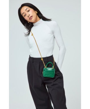 style code 【VerdeVari/ヴェルデヴァリ】コインパーツ付チェーンショルダーベルト WHEAT CHAIN