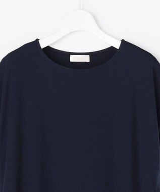 ANY SIS L プリーツ加工 ワンピース ネイビー