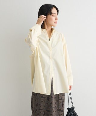 CRAFT STANDARD BOUTIQUE サイドベルトシャツ Yellow