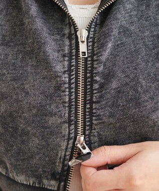 WEGO 半袖ショートパーカー スミクロ