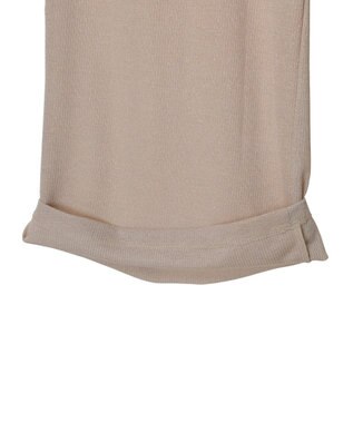 earth music&ecology ラメリブパンツ Gold