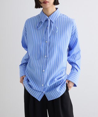 Green Parks ボウタイシャツ Stripe