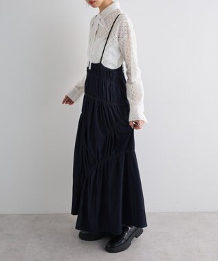 Green Parks ボウタイシャツ Off White