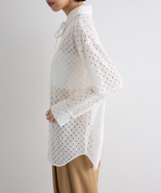 Green Parks ボウタイシャツ Off White