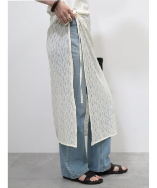 AMERICAN HOLIC レースラップスカート Off White
