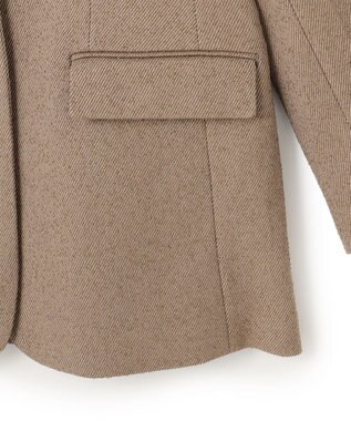 UNFILO リングツイード ジャケット モカ