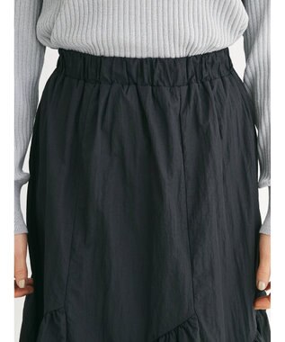 Green Parks ・ＳＵＧＡＲ　ＳＰＯＯＮ　キリカエギャザースカート Black