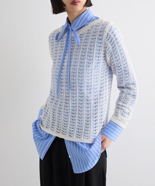 Green Parks ボウタイシャツ Stripe