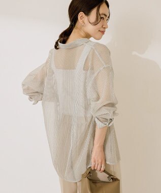 AMERICAN HOLIC メッシュ長袖シャツ【WEB限定カラー有り】 Charcoal Gray