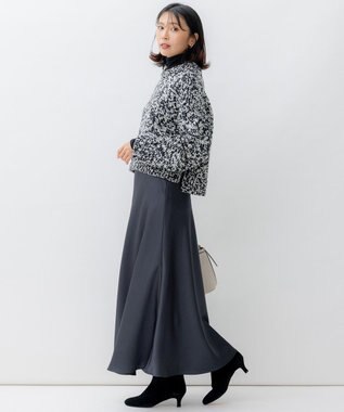 23区 ビッグムリネ ニット モノトーン