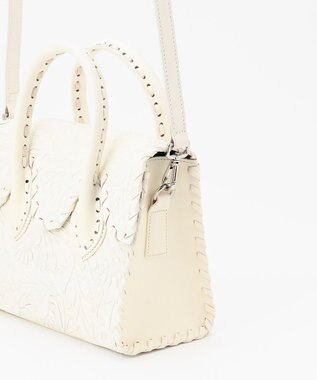 GRACE CONTINENTAL RollingSTHandbag ホワイト