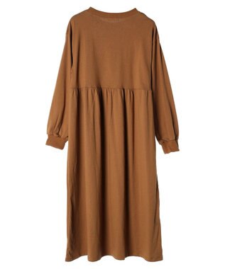 CRAFT STANDARD BOUTIQUE ウ゛ィンテージ風天竺　フロッキークラックＰＴ　ＯＰ　 Brown