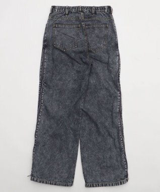 WEGO 【ユニセックス着用ITEM】ジャージドッキングZIPデニムパンツ ピンク