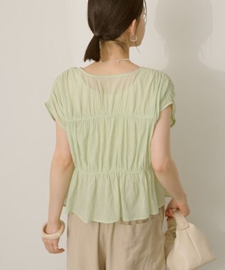 AMERICAN HOLIC 【前後2WAY】フロントリボンブラウス Mint