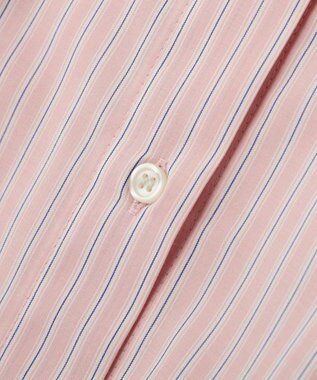 Green Parks イージーケア抜け衿ウエストタックシャツワンピース Pink