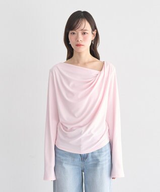 earth music&ecology アソートドレーププルオーバー Pink