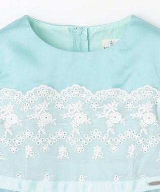 組曲 KIDS 【110-140㎝】ケープセット ドレス ミントグリーン