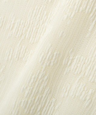 Green Parks プリーツレースハイネックプルオーバー Ecru