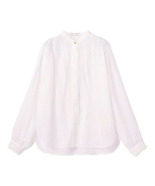 BEIGE， PAULINE / リネンヴィスコースレースブラウス Lilac