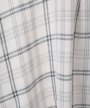 Green Parks 開襟シアージャケット風シャツ Check