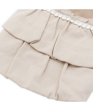 PET PARADISE ペットパラダイス プレミアム ペティヒート ワンピース 《花刺繍》 小型犬 ベージュ