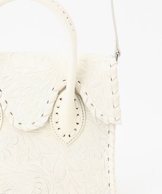 GRACE CONTINENTAL RollingSTHandbag ホワイト