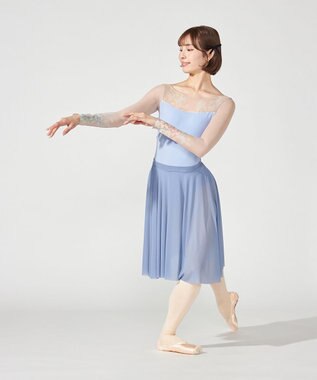 Chacott ロングスリーブレオタード スカイブルーＰＴ