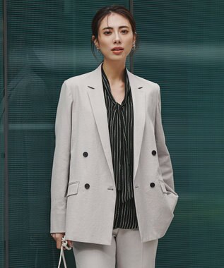 ICB L 【先行予約】LooseWeave ダブルブレストジャケット