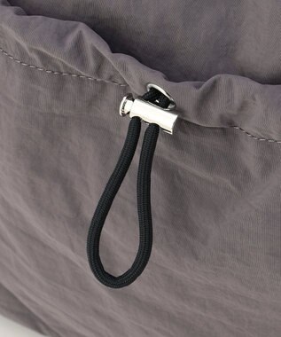 LA BAGAGERIE 【MONICA】クリンクルナイロン　ドロスト2WAYバッグ グレー